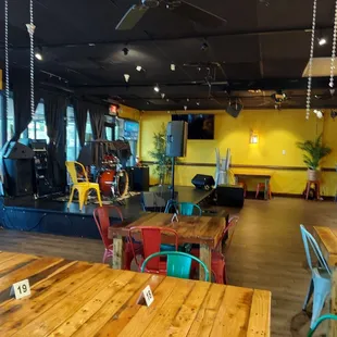 the interior of the restaurant