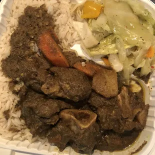 Curry Crazy Goat Platter