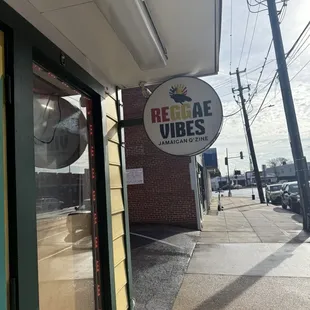 outside