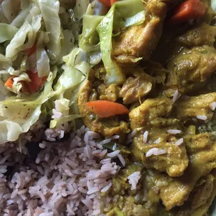 Chicken curry platter....soooo much goooood foooood