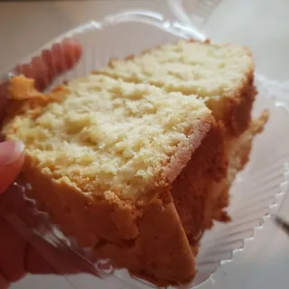 Slice of Cream Cheese Pound Cake
