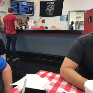 a man sitting at a table