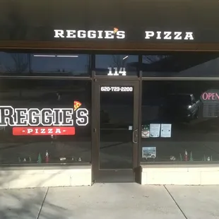 the front of the restaurant