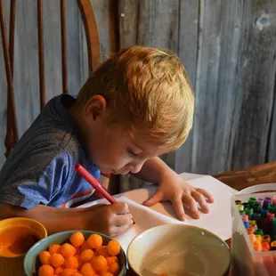 Jay Olsen  cheese puffs and paint pens