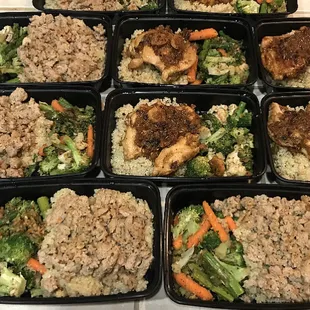 Weekly meal preps