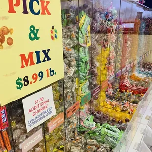 a pick and mix display