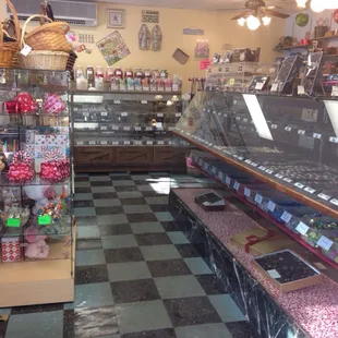a view of a candy shop