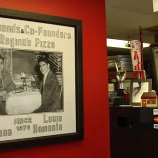 a picture of a couple at a restaurant