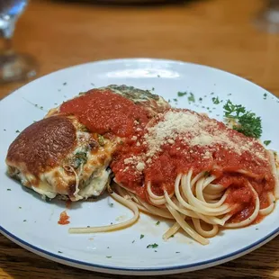 My favorite! Chicken Parmesan!