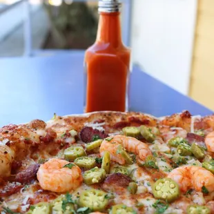 Gumbo Pizza