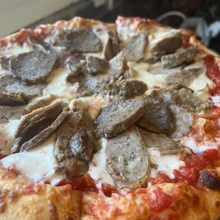 12 inch with sausage and meatballs