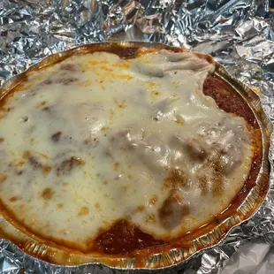 Lasagna- fresh made noodles, sausage made in house. That sauce and all that cheese?! What&apos;s not to love?