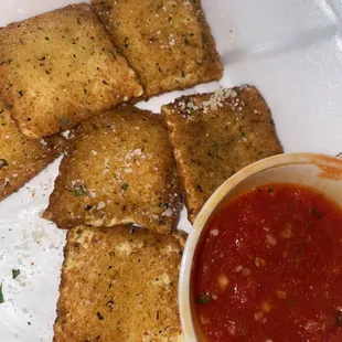 fried ravioli