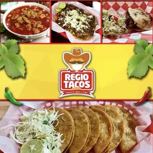 Tacos a vapor, menudo, espadas