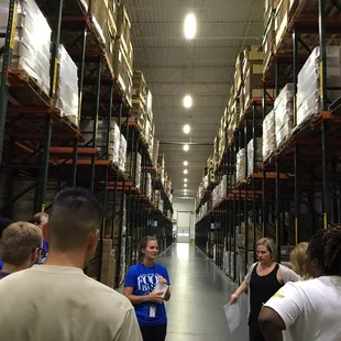 Rebecca gives enlightening tour of the expanded facilities.