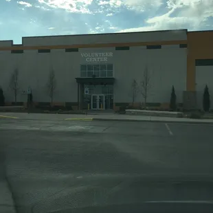 Volunteer center on north side of the building