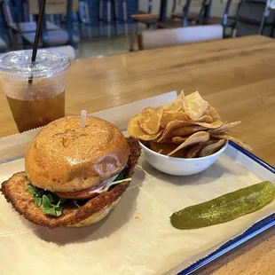 Indiana Pork Tenderloin Sandwich