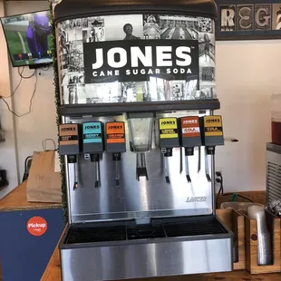 Jones Soda fountain