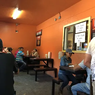 Order window and main  dining area