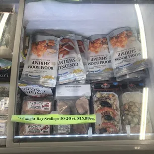 Frozen seafood