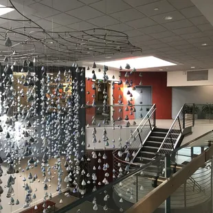 Walk way to second floor