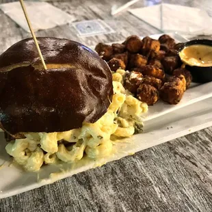 Mac and Cheese Burger