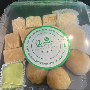 Mixed desi sweets (delicious with tea)