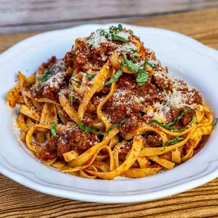 Tagliatelle with Bolognese