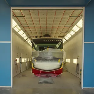 54ft drive thru Nova Verta paint booth
