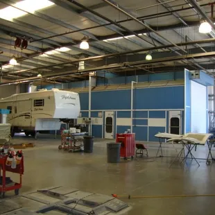 Inside the shop