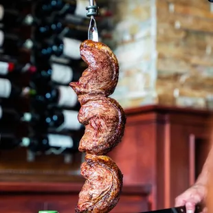 Famous Brazilian Cut : Picanha - Prime Cut of Top Sirloin Cooked over Mesquite Charcoal Grill