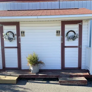 the front of the store