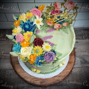 Floral buttercream Cakes any occasion
