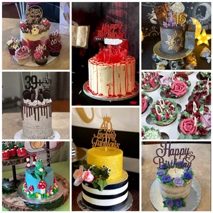 Cakes and cupcakes
