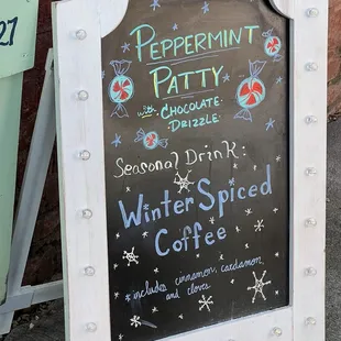 a sign for peppermint patty