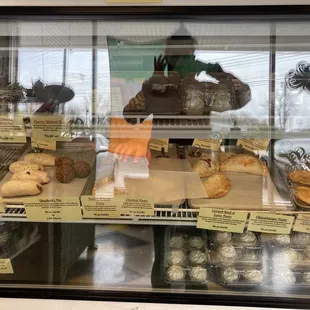 a display of pastries