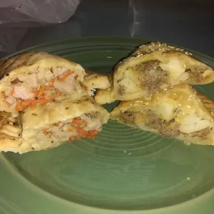 Cheeseburger and Turkey Swiss