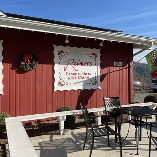 the outside of the store