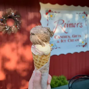 raspberry cheesecake and cookies and cream, yummy