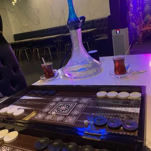 Hookah and tea