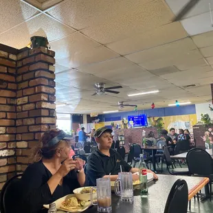 two people sitting at a table