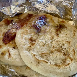 3 Revuelta Pupusas lunch special - BOMBSY!