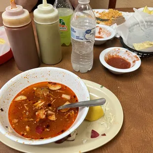 This was the aftermath.   Tacos not pictured and devoured.