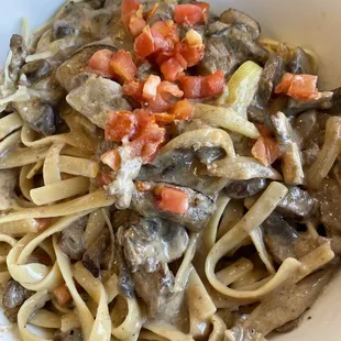Beef stroganoff