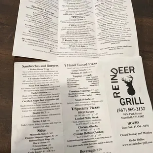 Menu October 2021