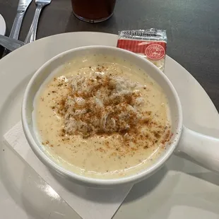 Crab soup. Sheer deliciousness!