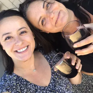 Wine tasting. Cheers!