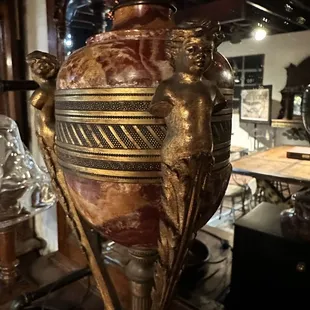 a very large vase on display