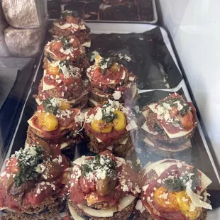 Eggplant Parm stacks