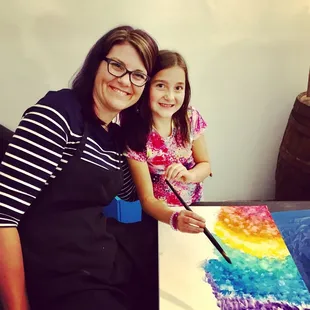 Public Paint and Sip Class - ABQ Skyline at Dialogue Brewing